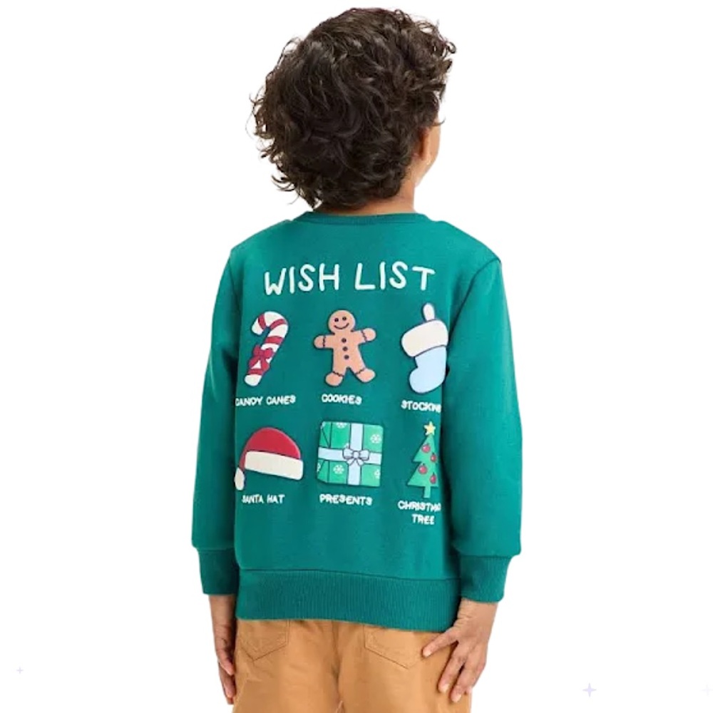Bluey Toddler Christmas Wish List Pullover Sweatshirt
